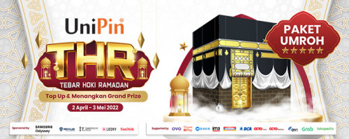 THR UniPin - Modal top up 50.000 bisa berangkat UMROH? Cuma di UniPin!